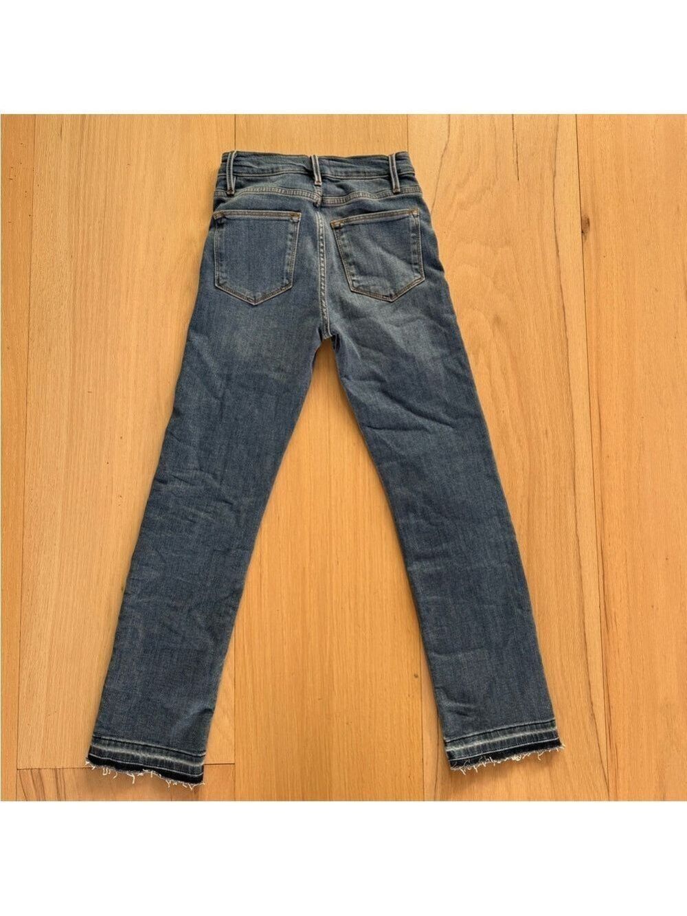 Frame Denim Le High Straight Jeans Medium Wash Size 24 - Picture 5 of 6